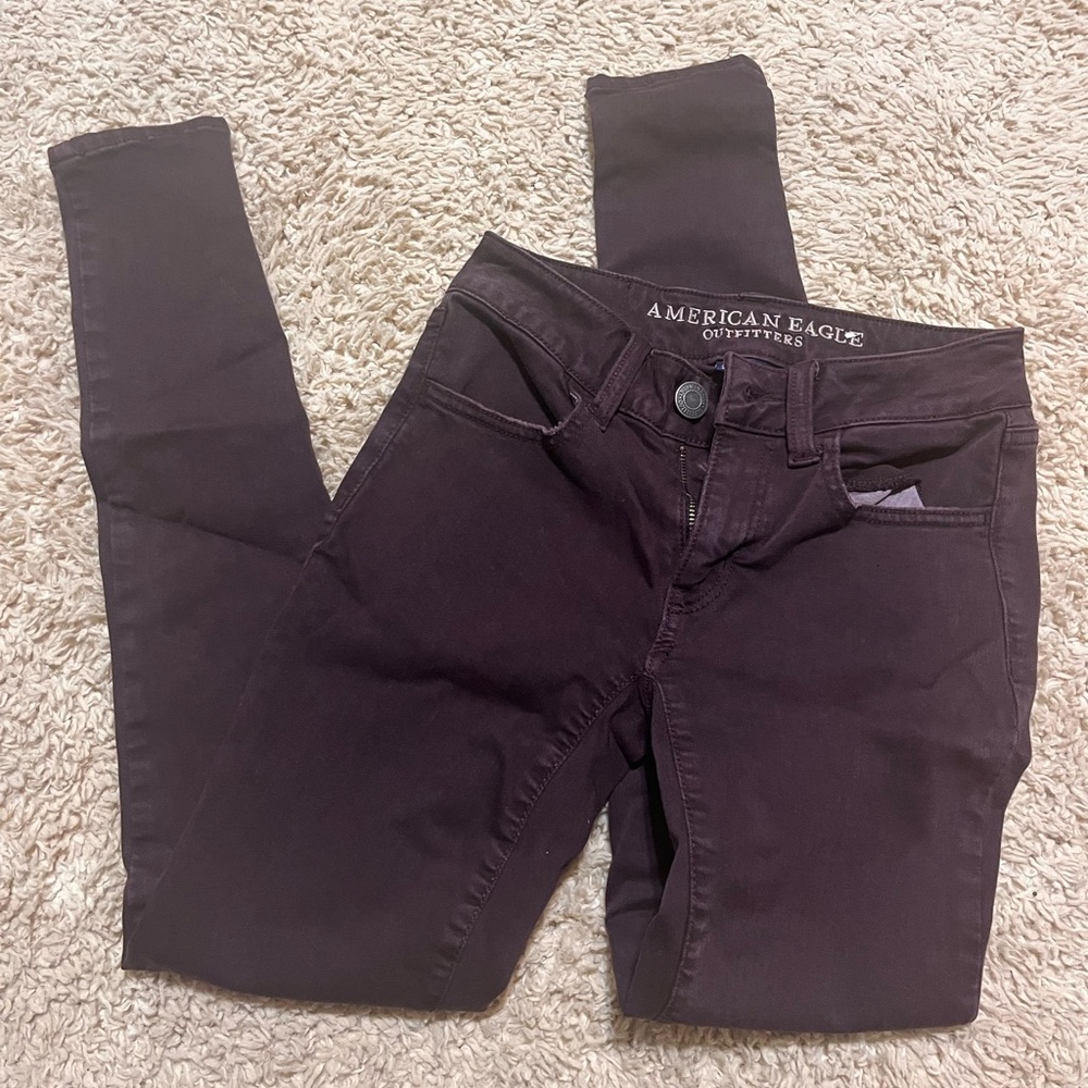 American Eagle Outfitters Black Jeggings Classic Style